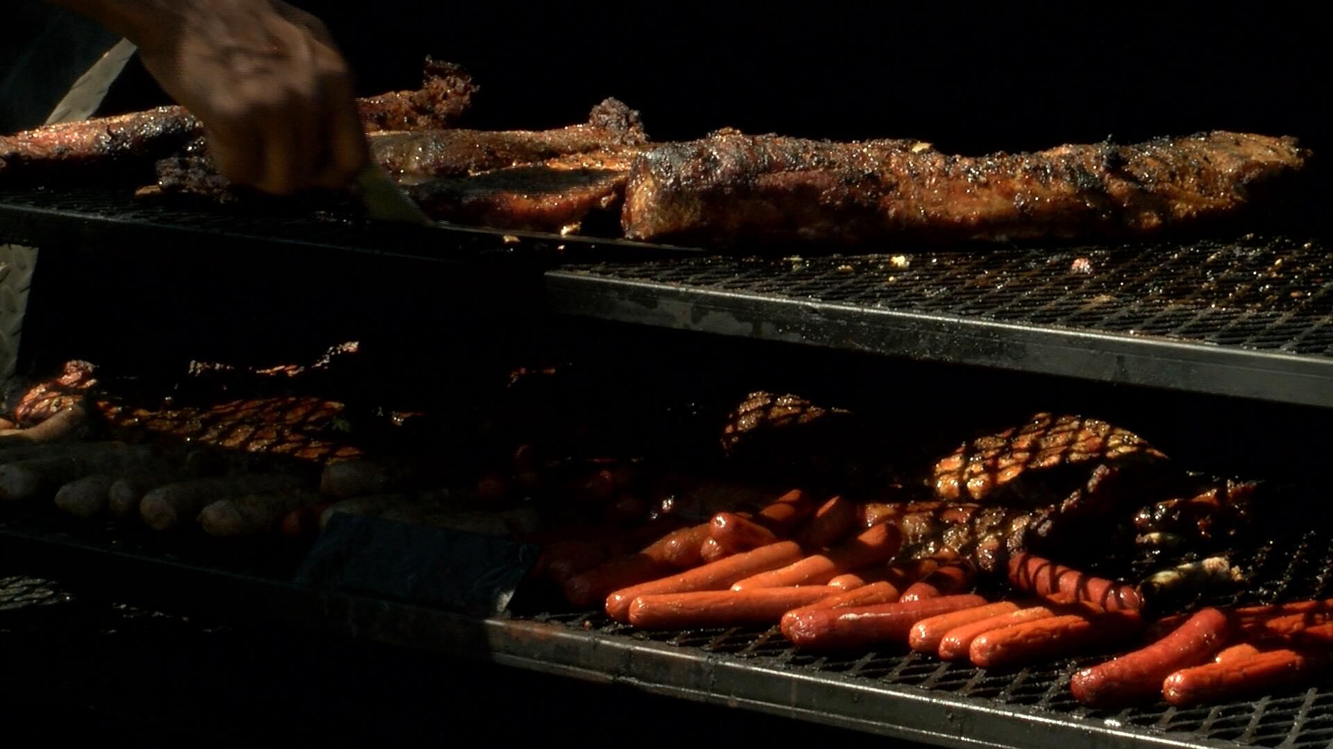 BBQ on the grill